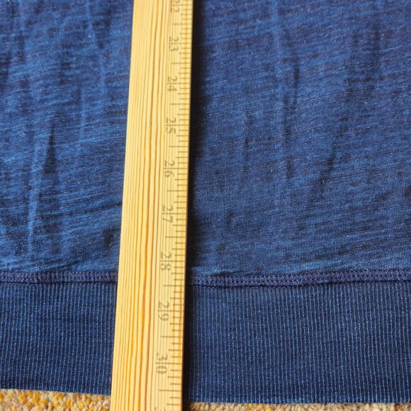 G STAR RAW MENS LIGHTWEIGHT LONG SLEEVE PULLOVER SWEATSHIRT BLUE LOGO SIZE XXL - Picture 8 of 9